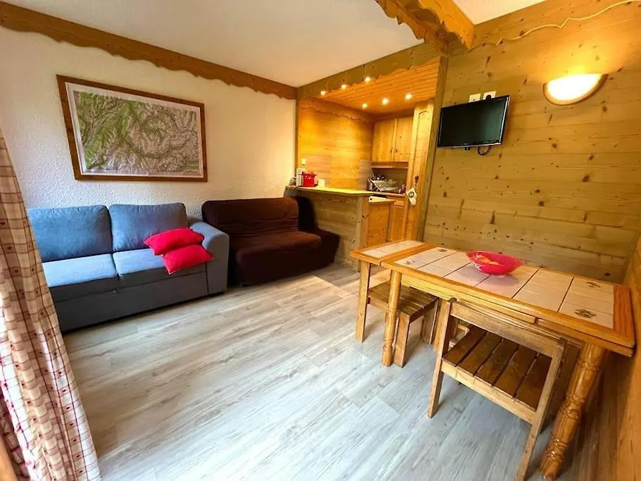 Apartment Superb Studio Terrace Ski In Montchavin La Plagne-Tarentaise