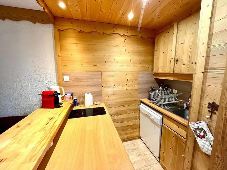 Superb Studio Terrace Ski In Montchavin La Plagne-Tarentaise 0*,