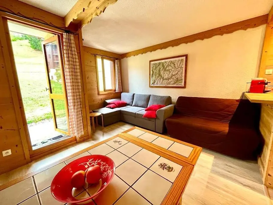 Superb Studio Terrace Ski In Montchavin La Plagne-Tarentaise